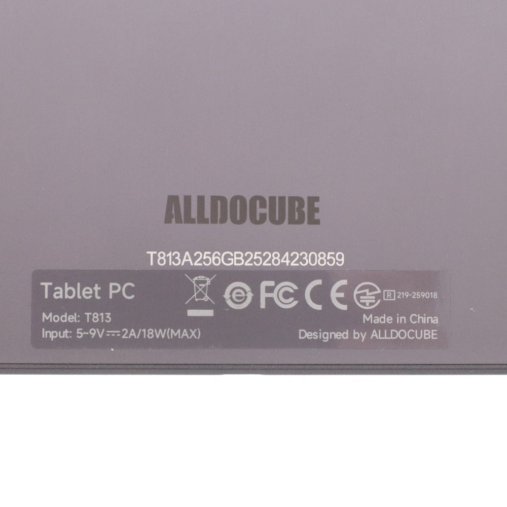 ■ ALLDOCUBE オールドキューブ タブレット ALLDOCUBE iPlay 70 mini Pro 8GB/256GB グレー 初期化 通電確認済み 箱 付属品付き