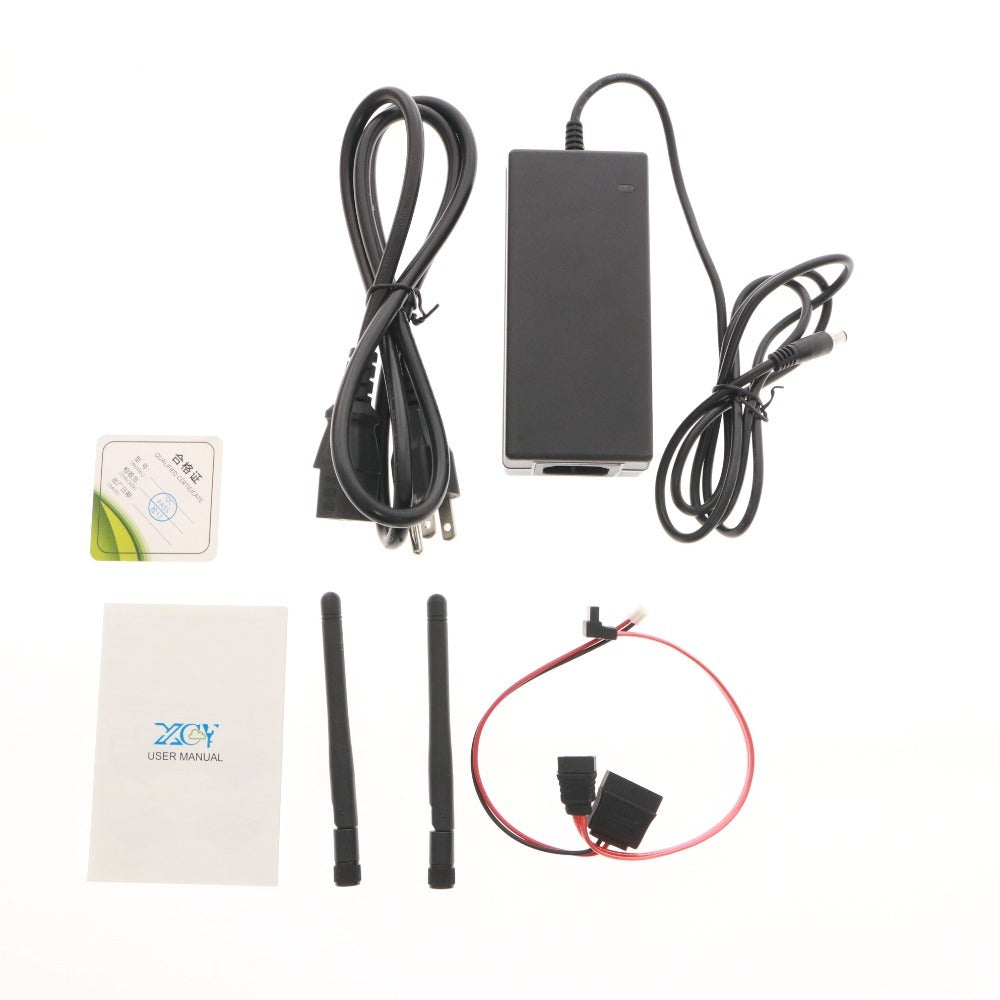 ■ XCY Mini PC Intel(R) Core(TM) i5-8365U CPU@1.60GHz 8GB Fanless Power-on confirmed with accessories