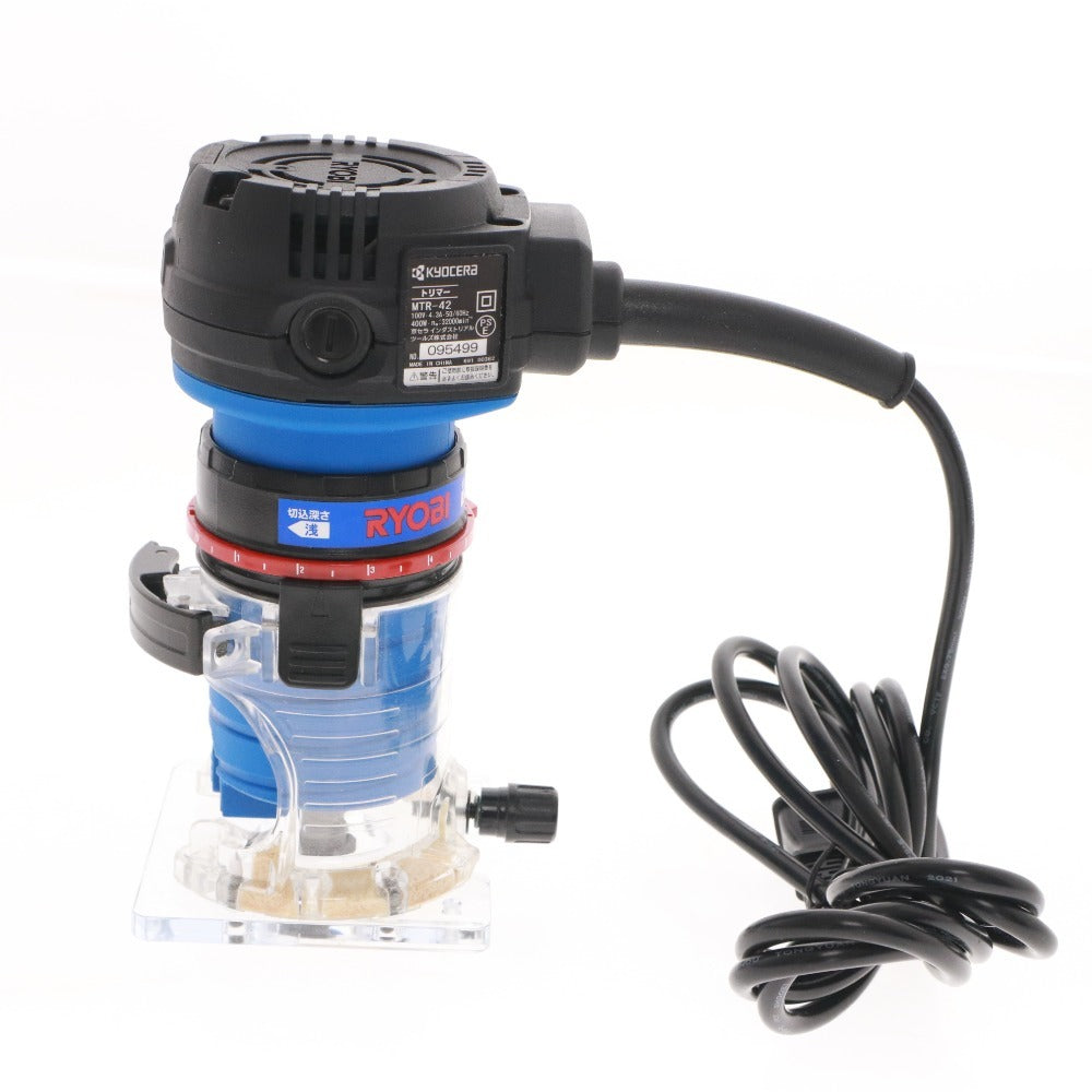 ■ KYOCERA 京セラ RYOBI リョービ トリマ MTR-42 超硬トリマビットセット 2点セット 電動工具 箱 付属品 おまけ付き