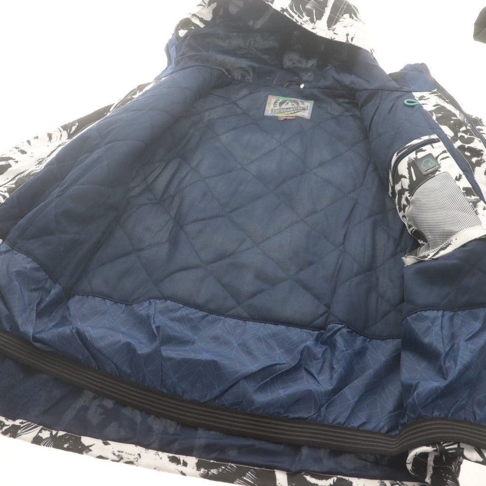 ■ iCEPARDAL アイスパーダル ジャケット パンツ セットアップ スキー スノーボード ウェア 中綿 レディース 9 ホワイト ブラック