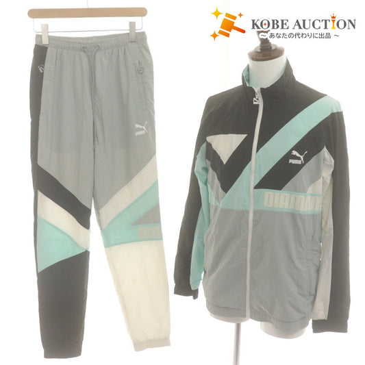 ■ PUMA×DIAMOND SUPPLY プーマ ダイヤモンドサプライ ジャケット パンツ セットアップ ナイロン メンズ USサイズ S XS マルチカラー
