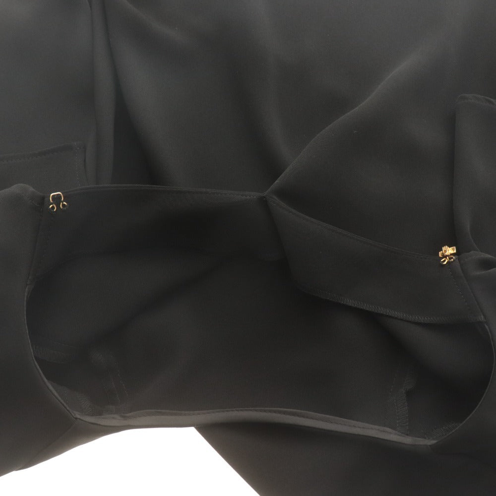 ■ NOBLE Blouse Short Sleeve Top Cape Simple Ladies F Black With Tags Unused