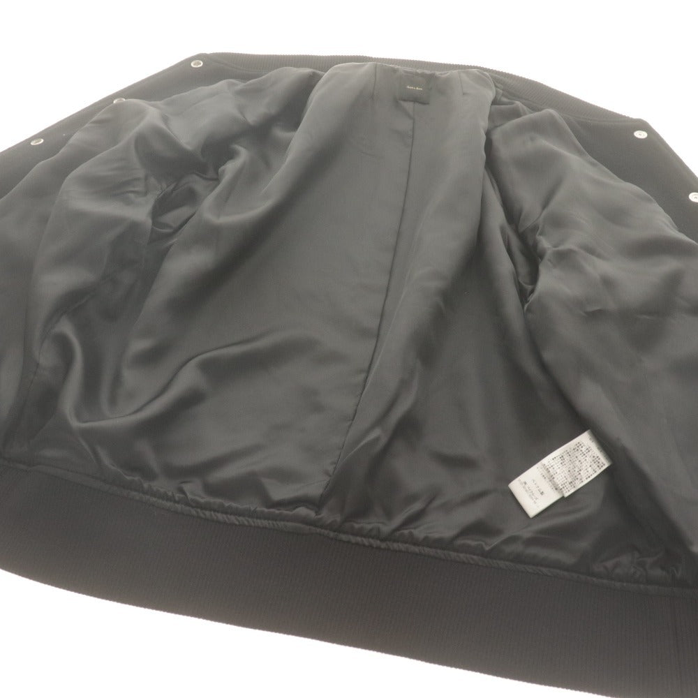 ■ Spick＆Span スピックアンドスパン スタジャン スタジアムジャンパー 長袖 アウター ウール レディース 38 ブラック 未使用