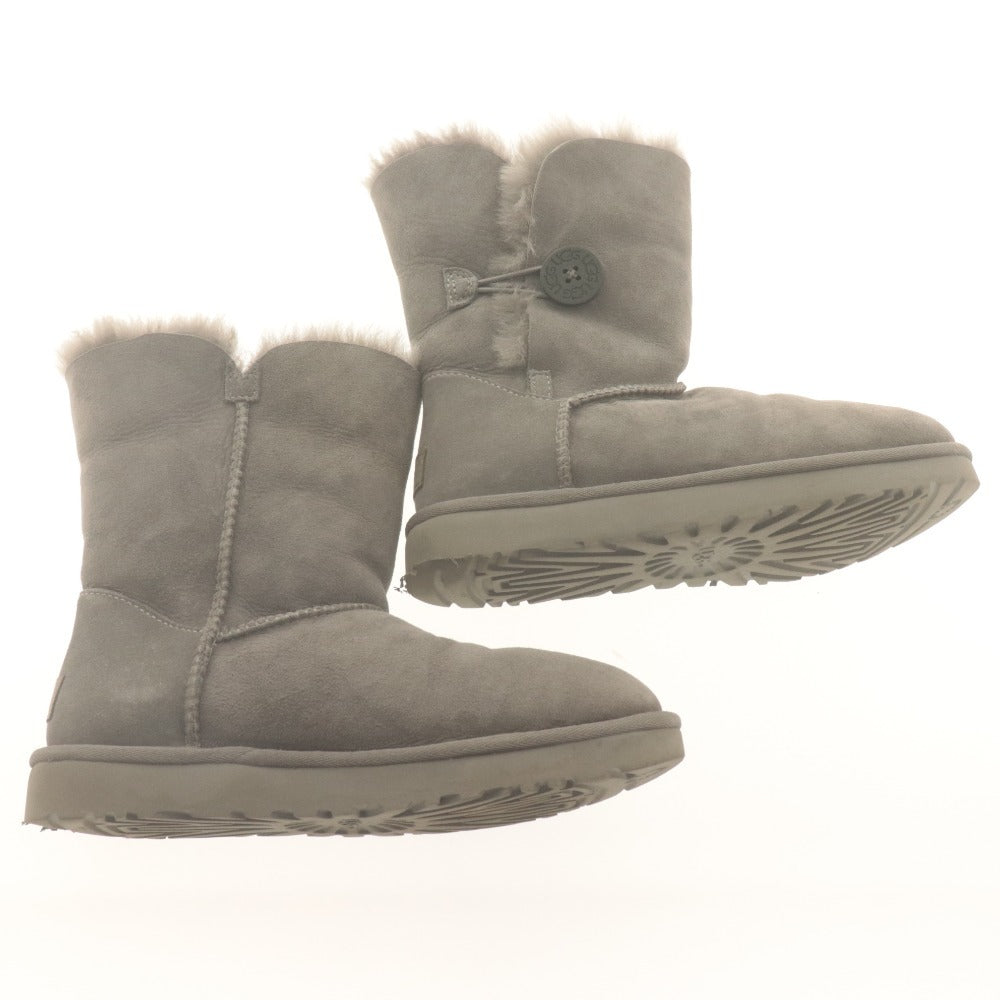 ■ UGG アグ ブーツ シューズ 1016226 靴 ベイリーボタン II ムートン レディース 24.0 グレー