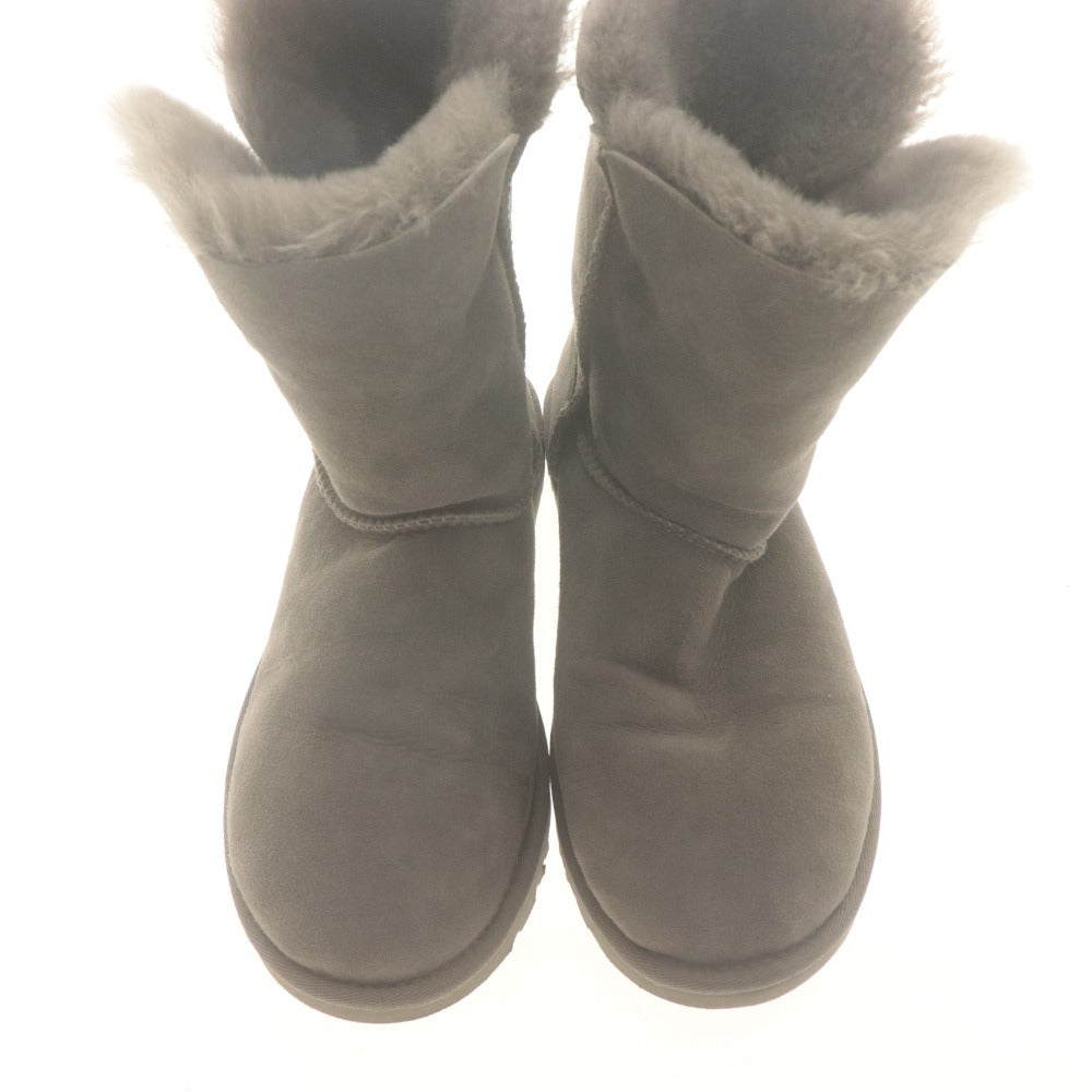 ■ UGG アグ ブーツ シューズ 1016226 靴 ベイリーボタン II ムートン レディース 24.0 グレー