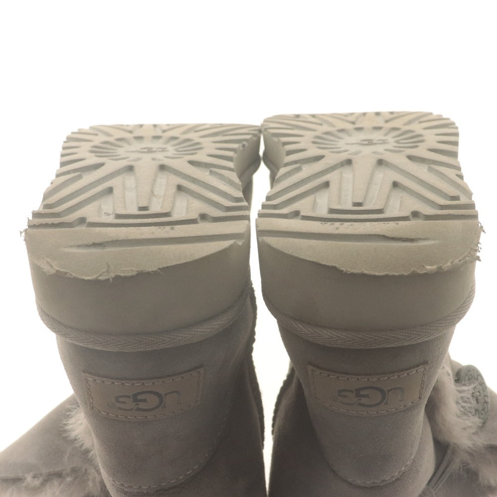■ UGG アグ ブーツ シューズ 1016226 靴 ベイリーボタン II ムートン レディース 24.0 グレー