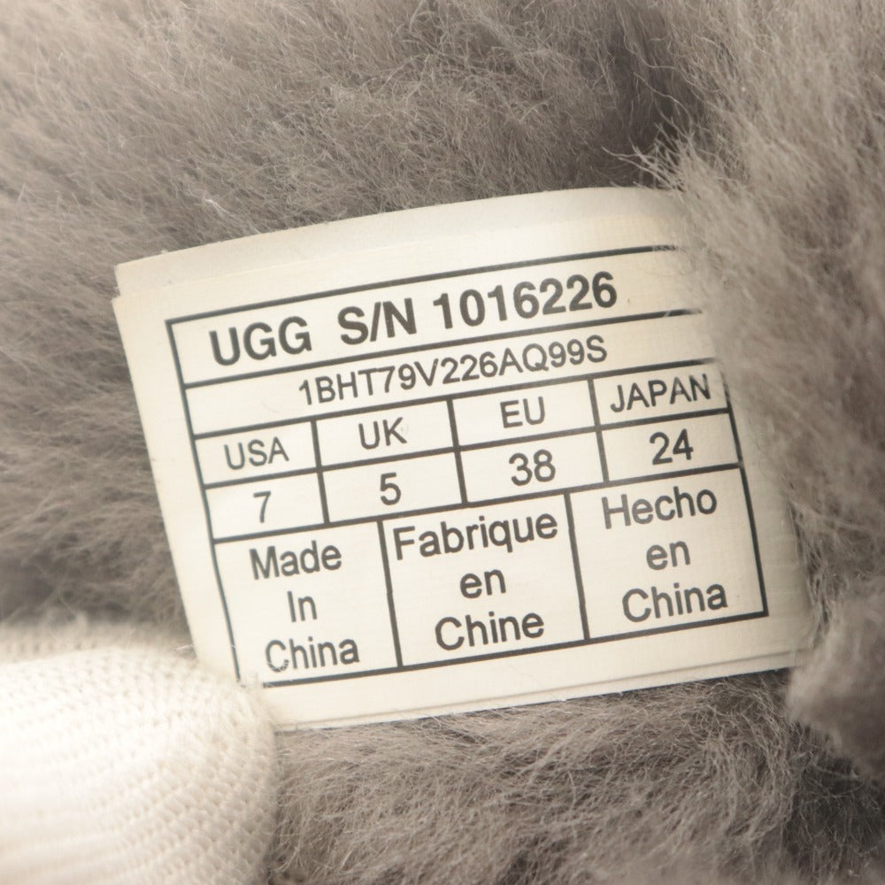 ■ UGG アグ ブーツ シューズ 1016226 靴 ベイリーボタン II ムートン レディース 24.0 グレー