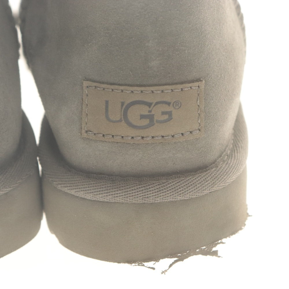 ■ UGG アグ ブーツ シューズ 1016226 靴 ベイリーボタン II ムートン レディース 24.0 グレー