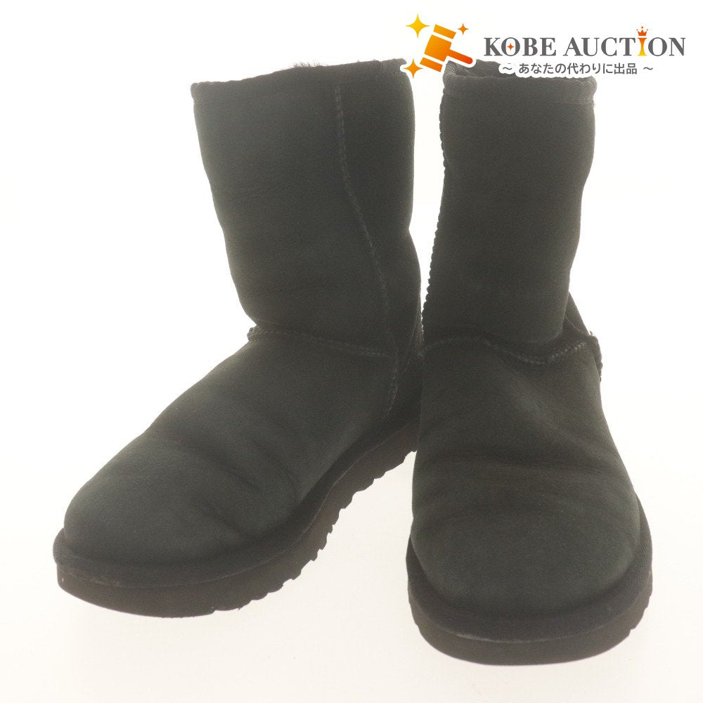 ■ UGG アグ ブーツ シューズ 1016223 靴 クラシック ショート II ムートン レディース 24.0 ブラック