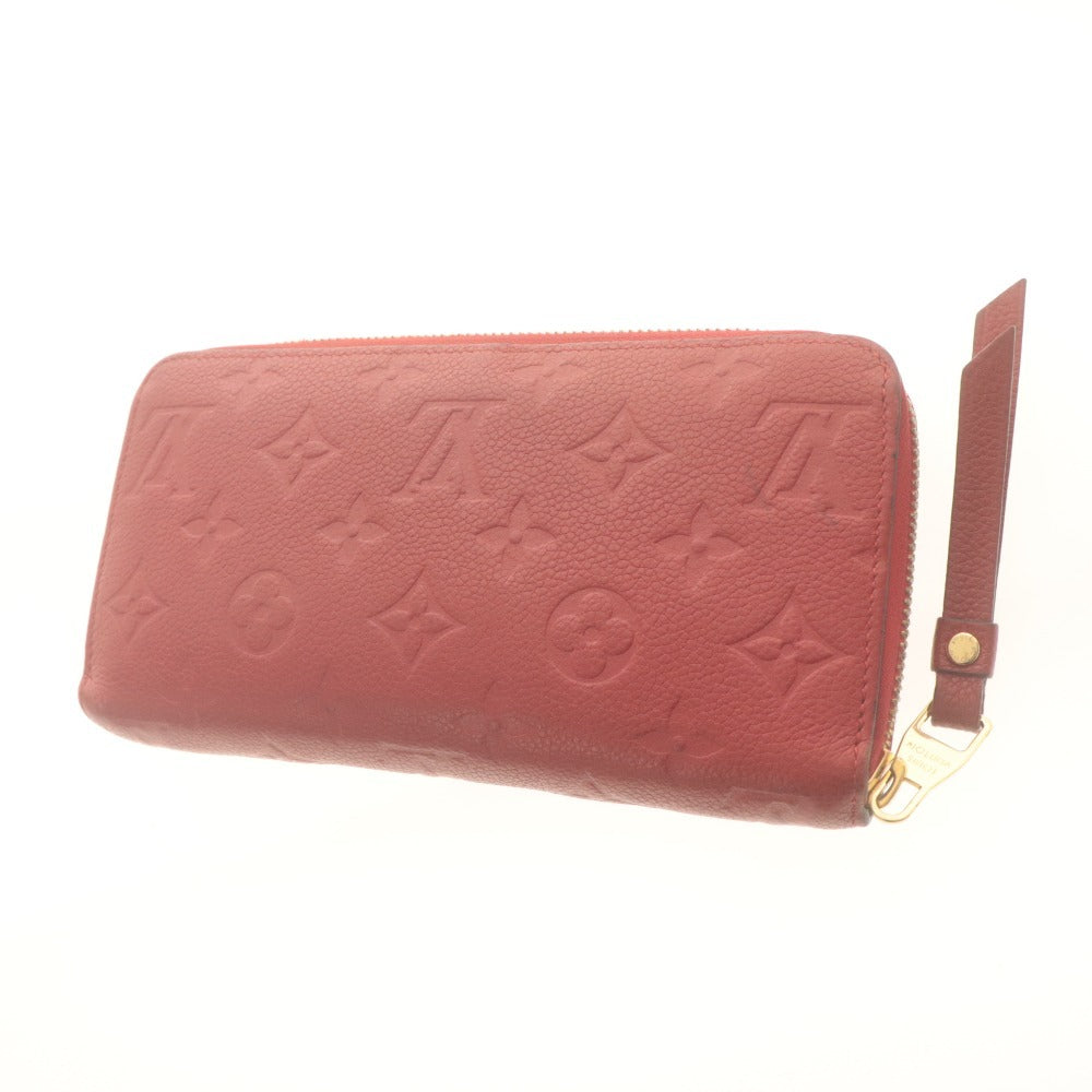 ■ LOUIS VUITTON ルイヴィトン 長財布 ウォレット モノグラム アンプラント ジッピーウォレット レディース レッド
