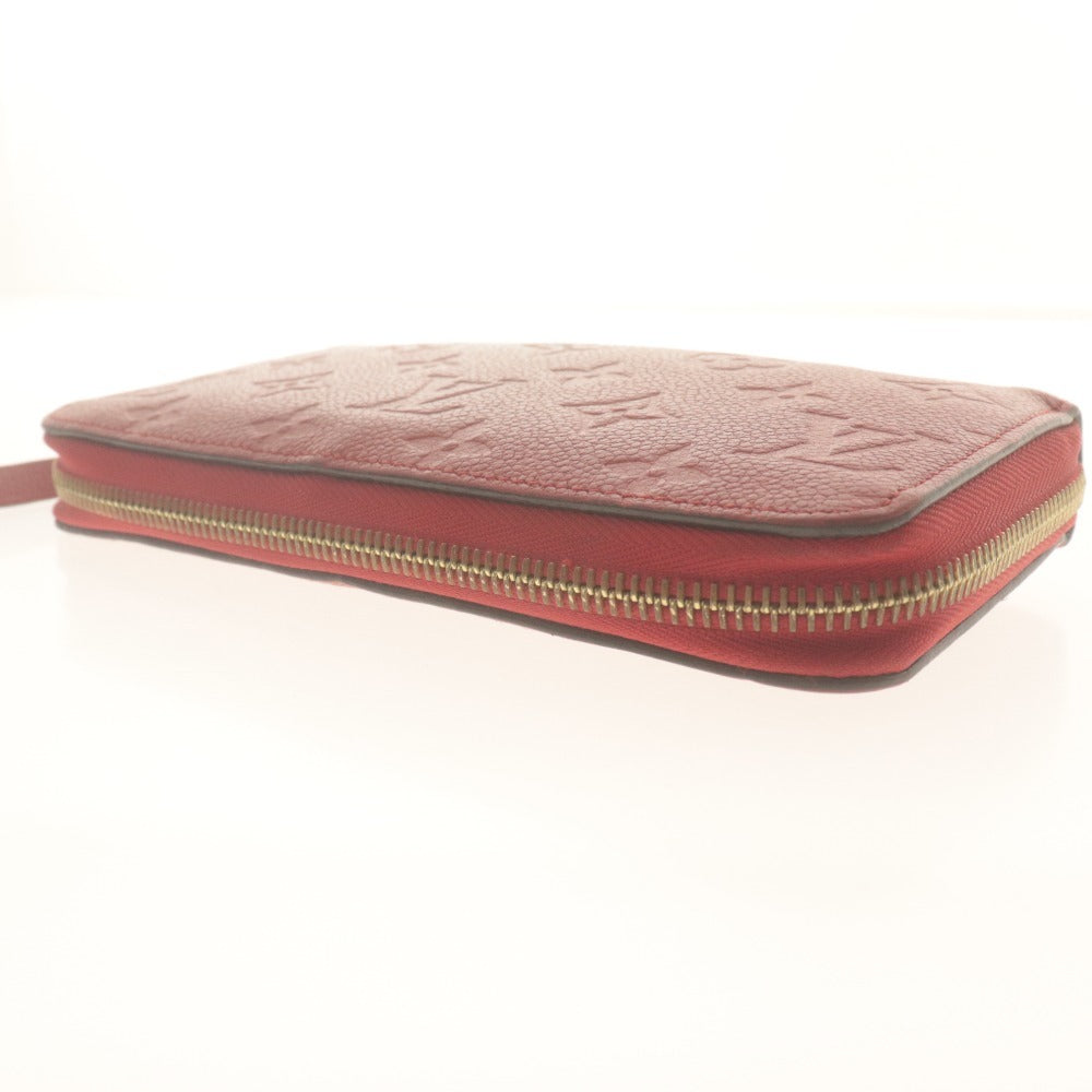 ■ LOUIS VUITTON ルイヴィトン 長財布 ウォレット モノグラム アンプラント ジッピーウォレット レディース レッド