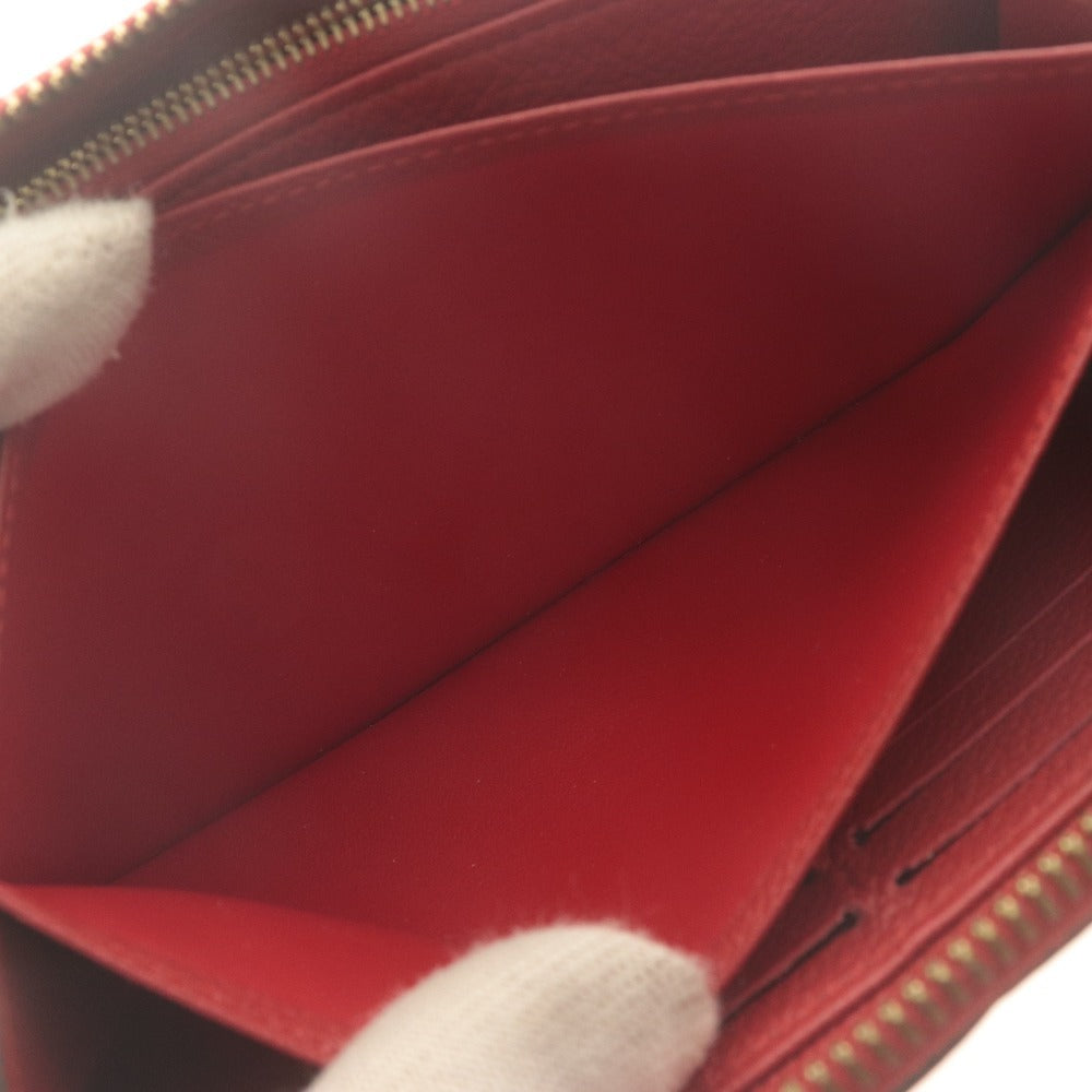 ■ LOUIS VUITTON ルイヴィトン 長財布 ウォレット モノグラム アンプラント ジッピーウォレット レディース レッド