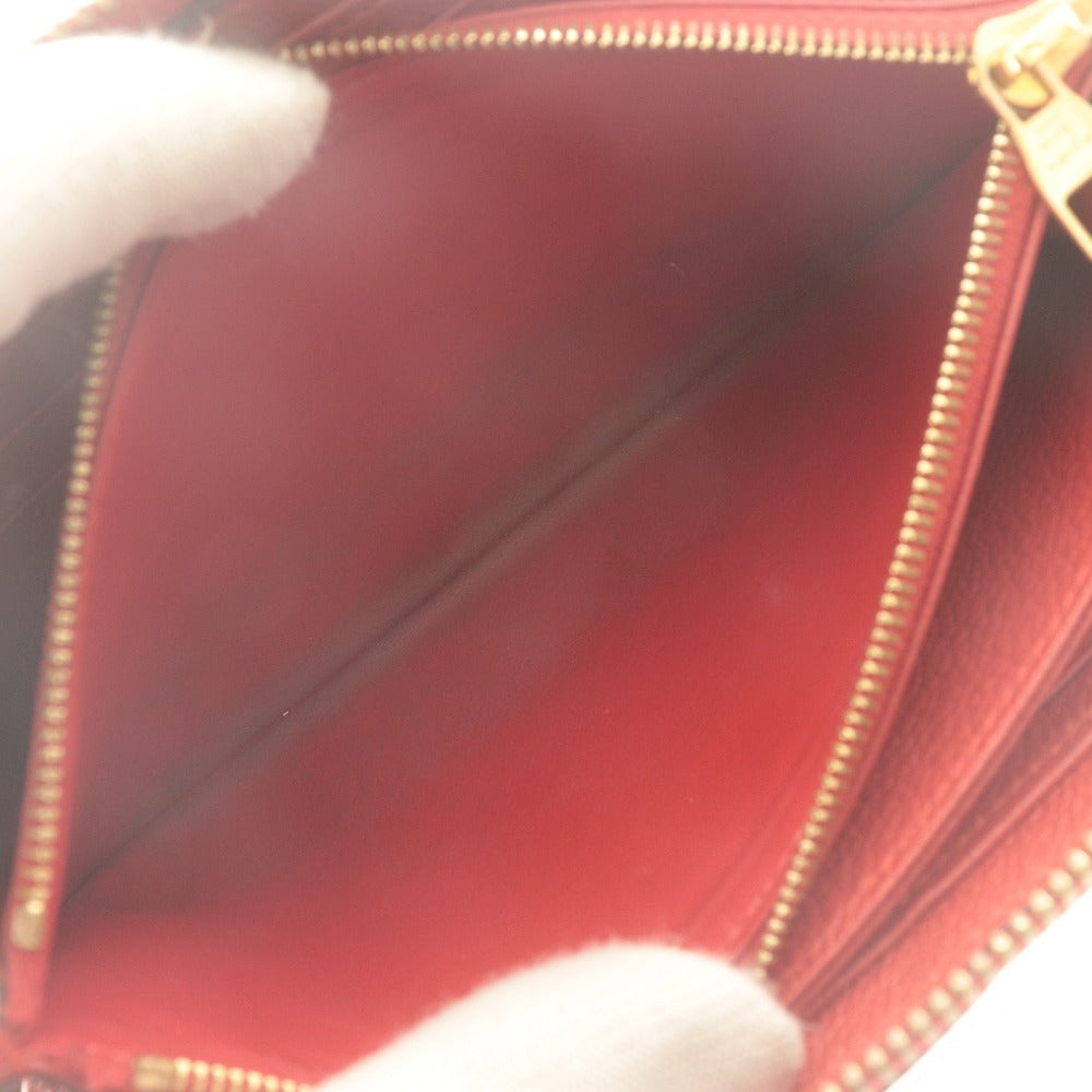 ■ LOUIS VUITTON ルイヴィトン 長財布 ウォレット モノグラム アンプラント ジッピーウォレット レディース レッド