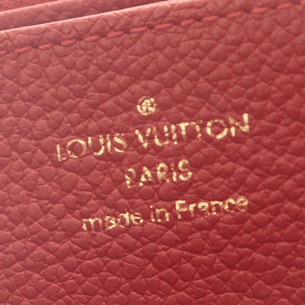 ■ LOUIS VUITTON ルイヴィトン 長財布 ウォレット モノグラム アンプラント ジッピーウォレット レディース レッド