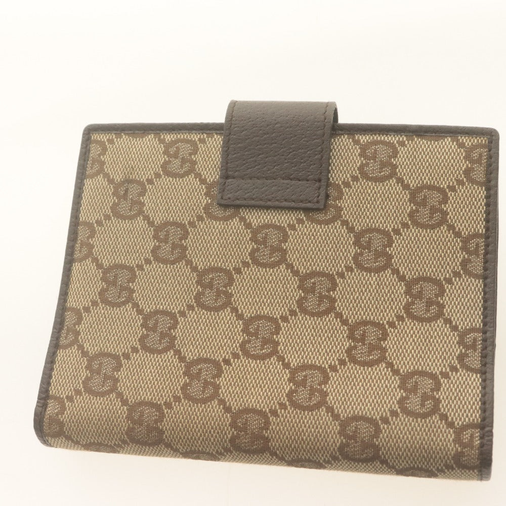 ■ GUCCI Agenda Cover Case Organizer GG Supreme 6-Ring Men's Women's Brown with Dust Bag