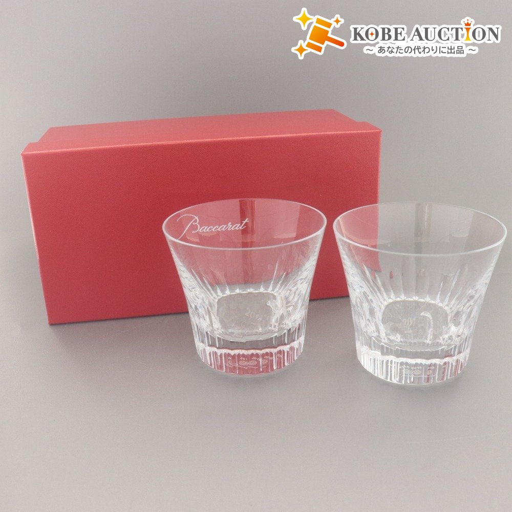 ■ Baccarat バカラ ロックグラス ペアグラス グラス イヤータンブラー フィオラ 2018 食器 ガラス 箱付き 未使用
