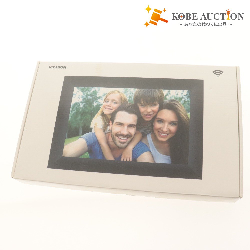 ■ SCISHION Digital Photo Frame P100 Wi-Fi Touchscreen 10.1 Inch - Power Confirmed, Accessories Included, Unused