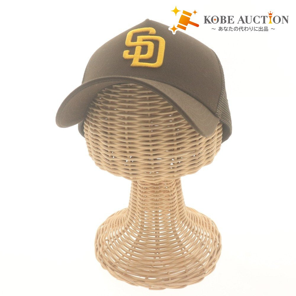 ■ NEW ERA ニューエラ キャップ 帽子 サンディエゴ パドレス 刺繍 メンズ レディース ブラウン