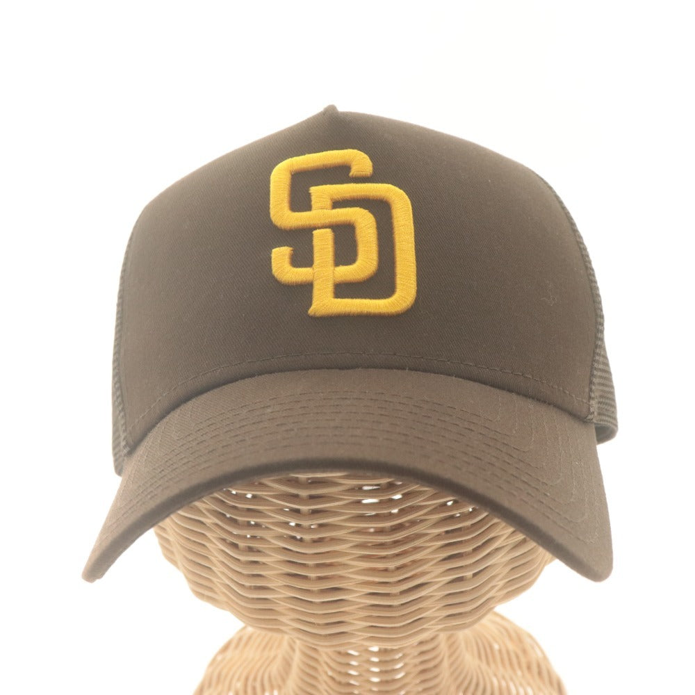 ■ NEW ERA ニューエラ キャップ 帽子 サンディエゴ パドレス 刺繍 メンズ レディース ブラウン