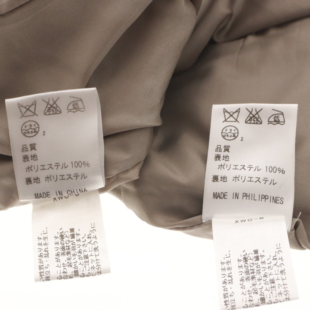 ■ J.PRESS ジェイプレス ジャケット スカート セットアップ アウター ボトムス 長袖 ひざ丈 無地 ボタン ポケット レディース ベージュ系