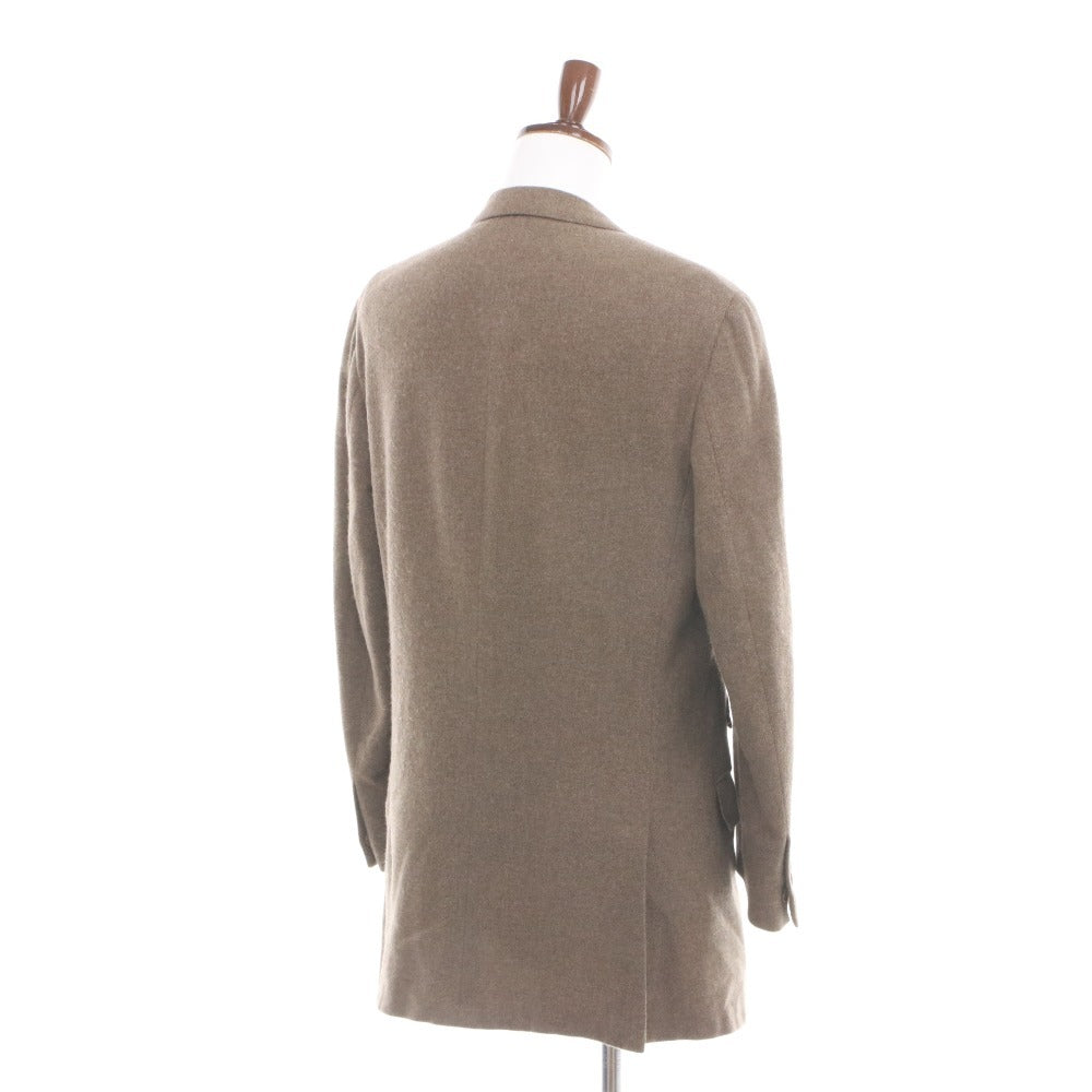 ■ RALPH LAUREN purple label ラルフローレン パープルレーベル ジャケット アウター ボタン ポケット カシミア メンズ 10 ブラウン系