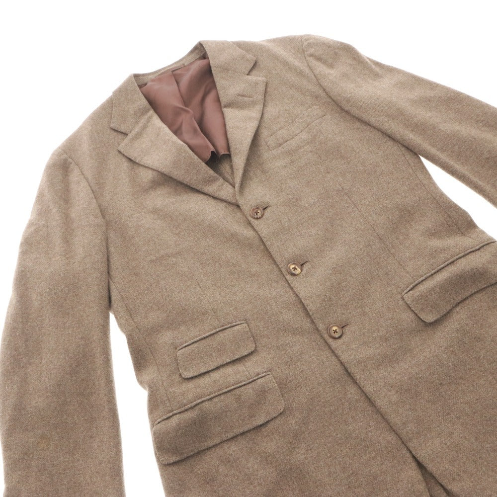 ■ RALPH LAUREN purple label ラルフローレン パープルレーベル ジャケット アウター ボタン ポケット カシミア メンズ 10 ブラウン系