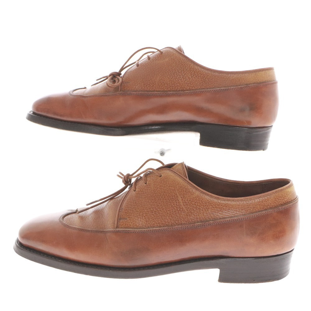 ■ Silvano Lattanzi シルバノラッタンジ シューズ 靴 紐 ビジネス 革 メンズ 7 1/2 (24.5cm~25.5cm相当) ブラウン系