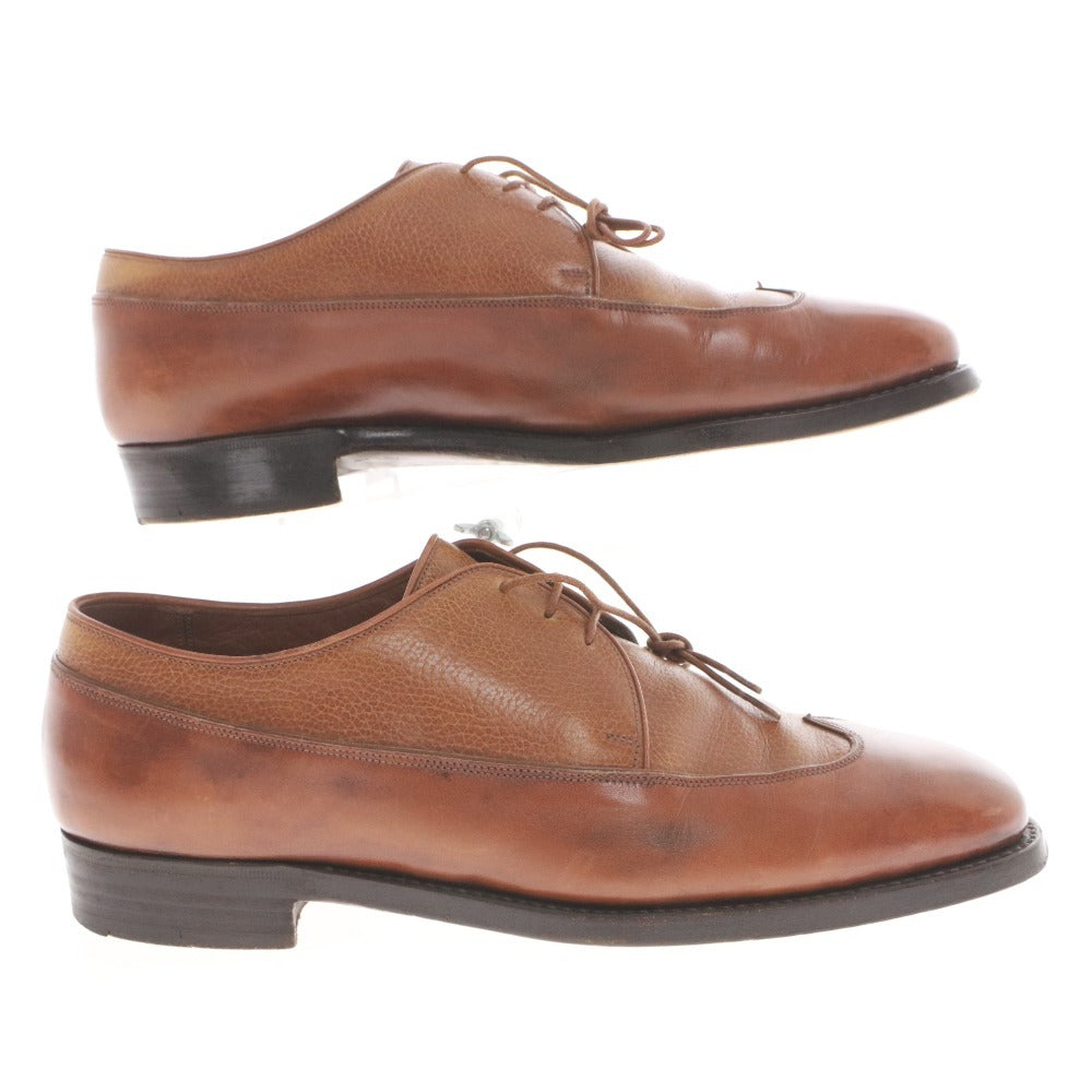 ■ Silvano Lattanzi シルバノラッタンジ シューズ 靴 紐 ビジネス 革 メンズ 7 1/2 (24.5cm~25.5cm相当) ブラウン系