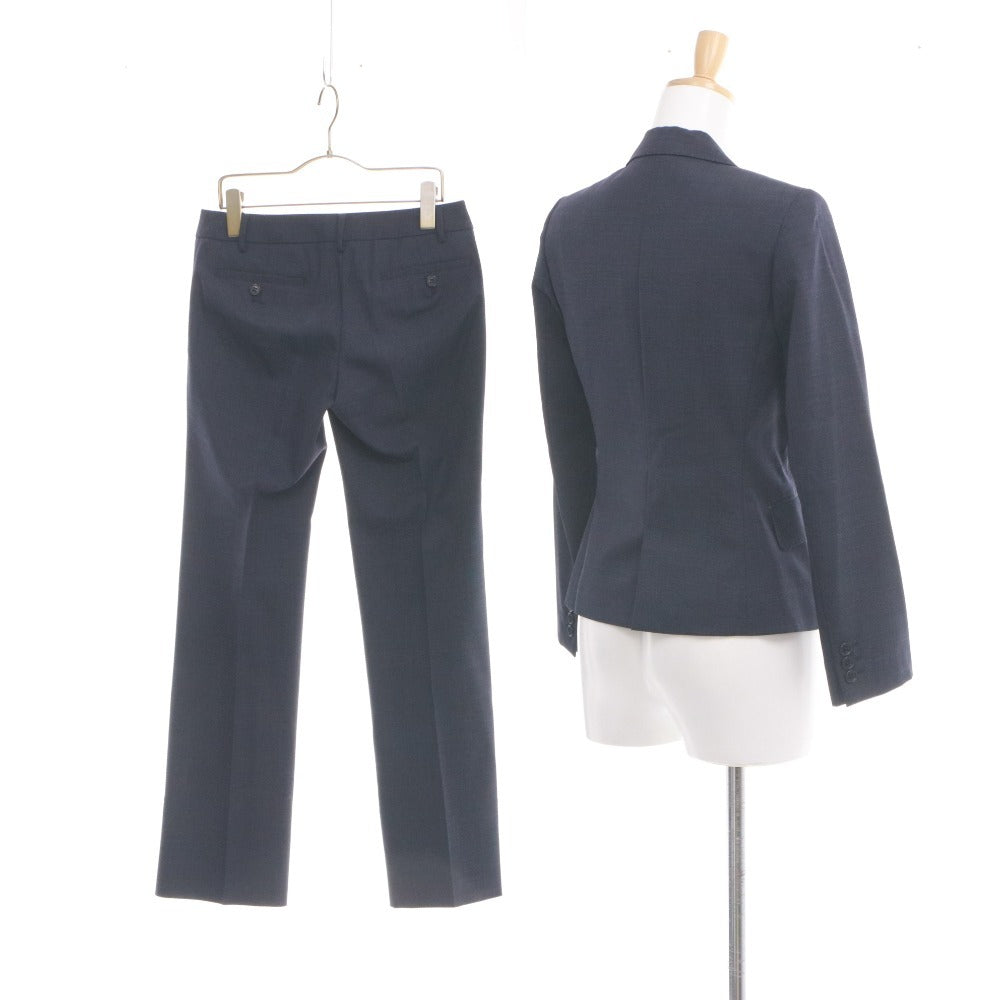 ■ THE SUIT COMPANY ザスーツカンパニー ジャケット パンツ アウター トップス セットアップ レディース 36 ネイビー系