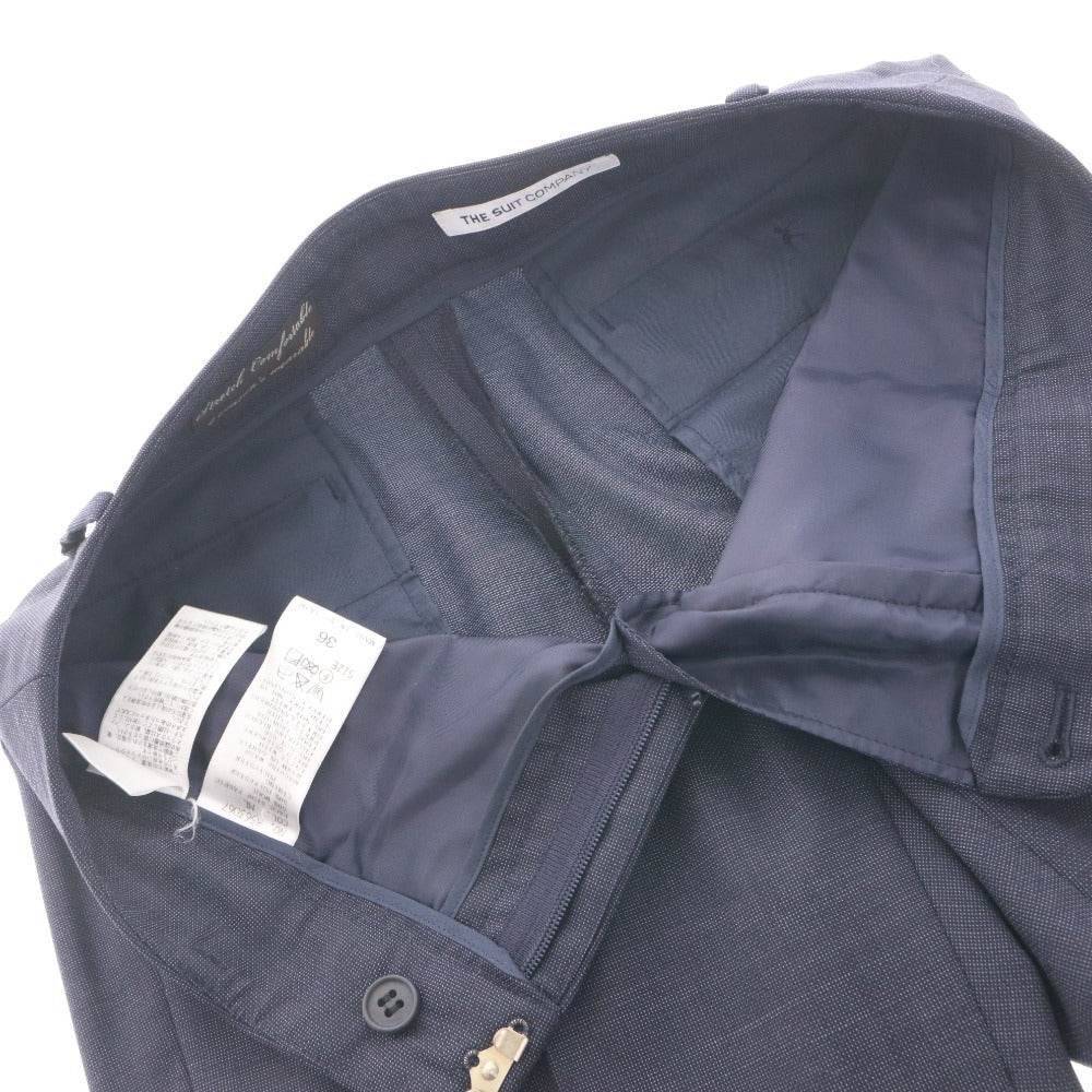 ■ THE SUIT COMPANY ザスーツカンパニー ジャケット パンツ アウター トップス セットアップ レディース 36 ネイビー系