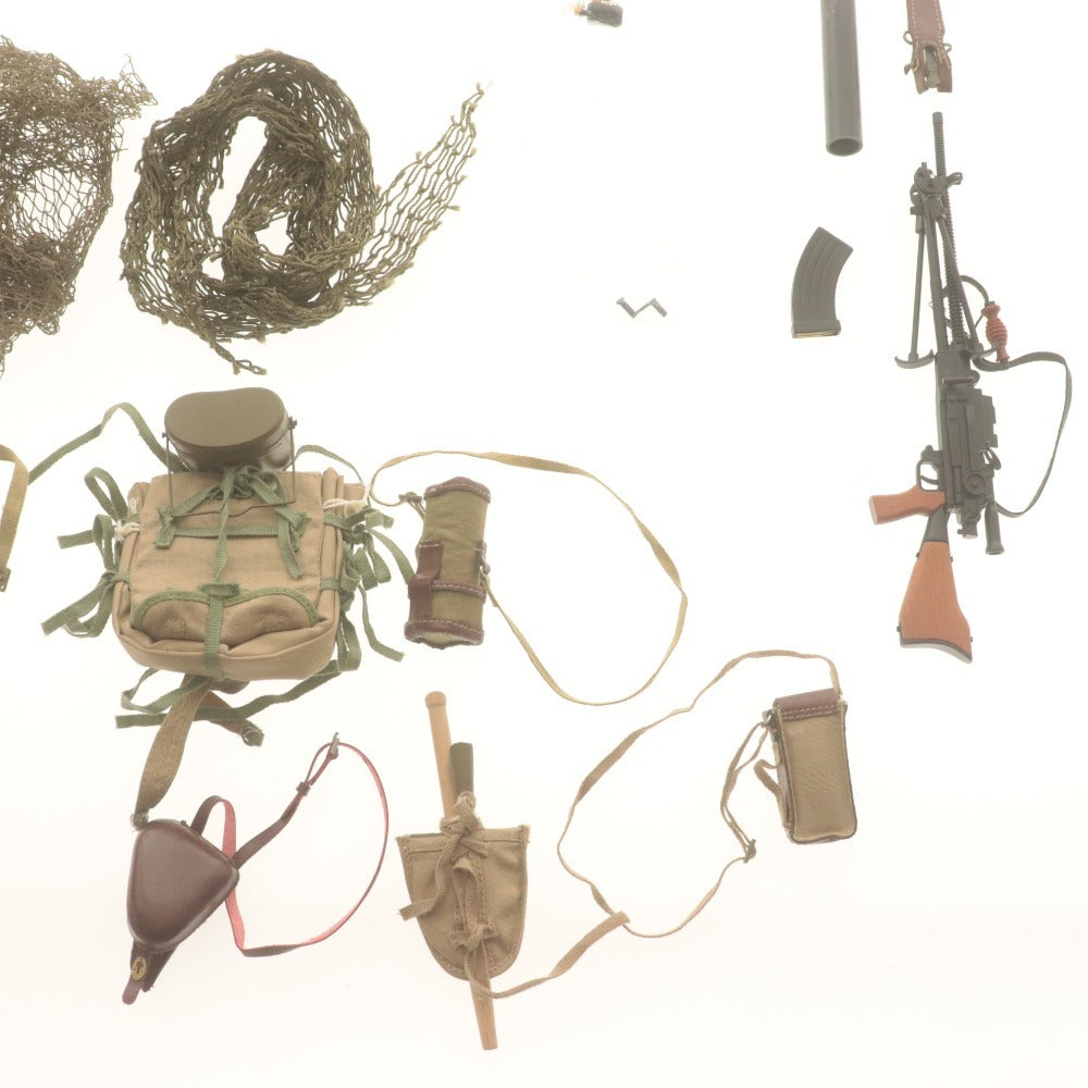 ■ IQO MODEL フィギュア 1/6 1943 第二次世界大戦 日本兵 ビルマ戦線 九六式軽機関銃手 Burma WW2 JP SERIES No.91012 付属品付き 未使用