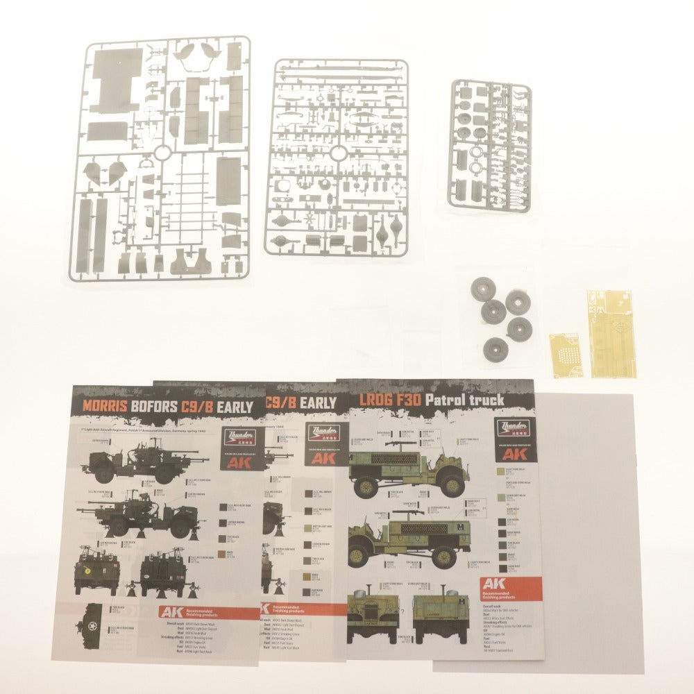 ■ サンダーモデル プラモデル 1/35 英 フォード F-30トラック長距離砂漠挺身隊 LRDG TB35304 イギリス 付属品付き 未組立 未開封 未使用