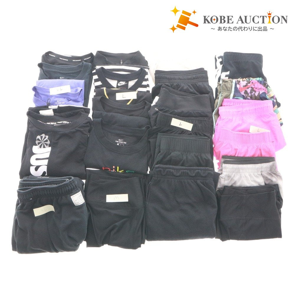 ■ NIKE T-shirts, Pants, Tops, Bottoms - 22-piece Set, Bundle Sale, Short Sleeve, Shorts, Long Pants, Half Pants - Men's M, L, XL