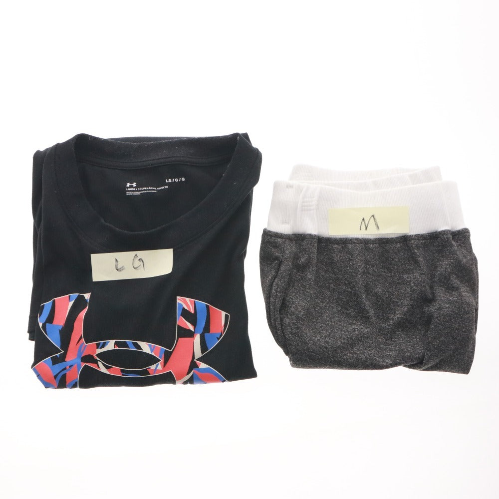 ■ Adidas Under Armour and others T-shirts, pants, tops, bottoms - 20 items assorted lot - Short sleeve, half pants, long pants M L XL LG 0