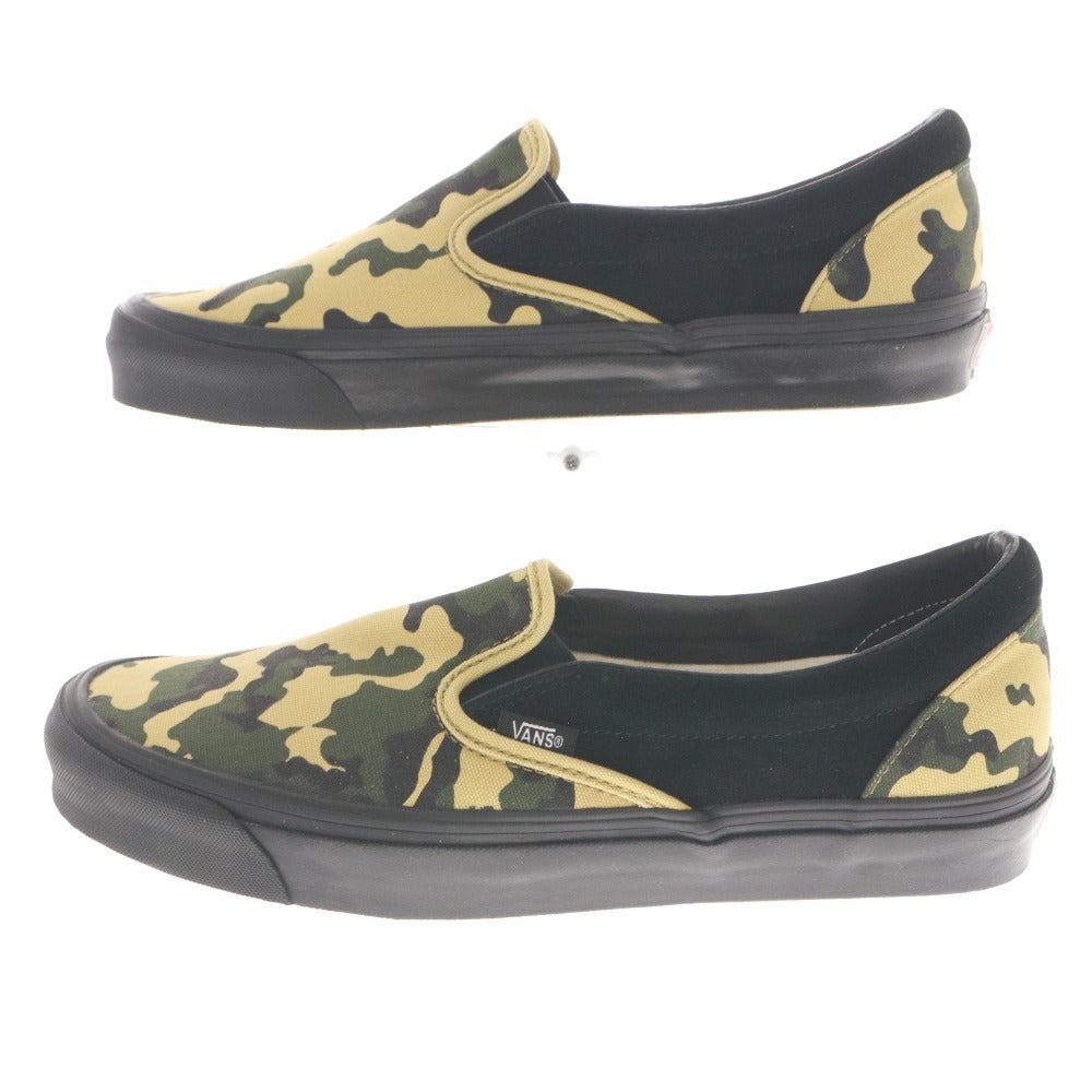 ■ VANS バンズ スリッポン シューズ 靴 Og Classic Slip-O メンズ 29.5cm カモフラ ブラック 箱付き 未使用