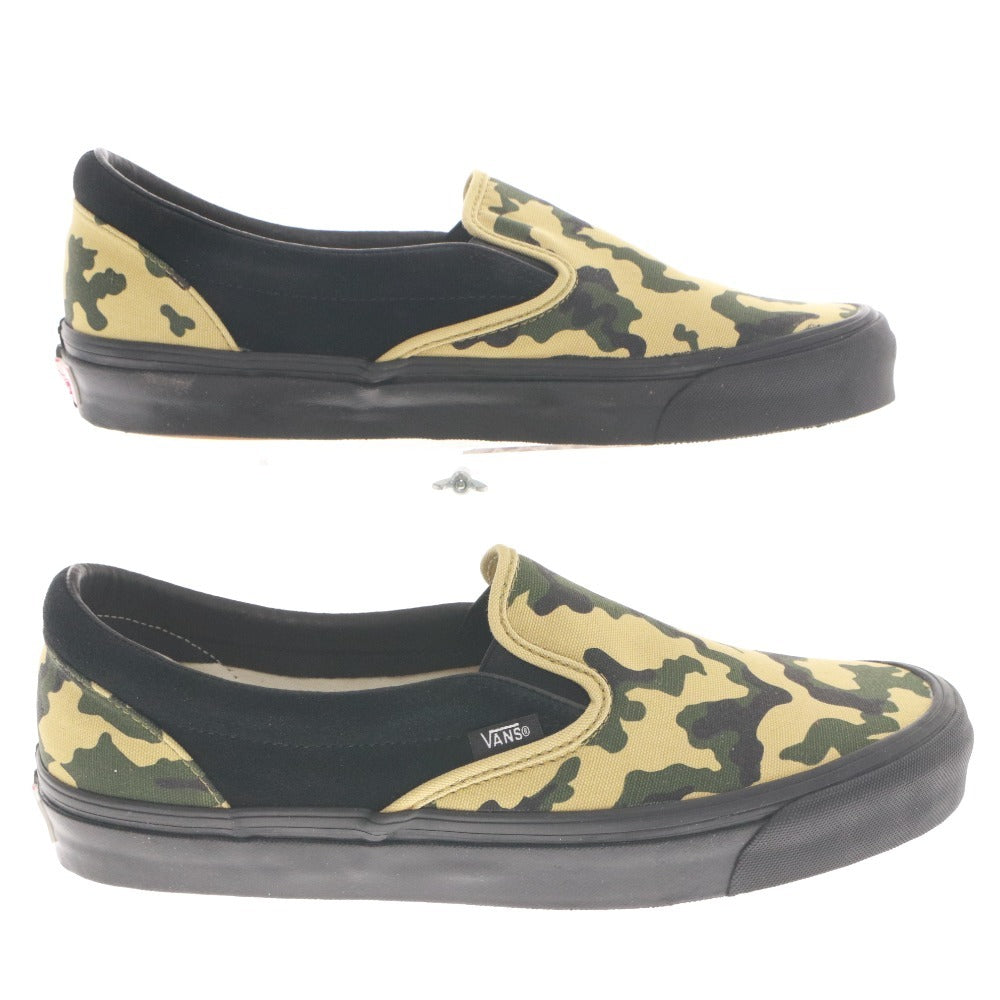■ VANS バンズ スリッポン シューズ 靴 Og Classic Slip-O メンズ 29.5cm カモフラ ブラック 箱付き 未使用