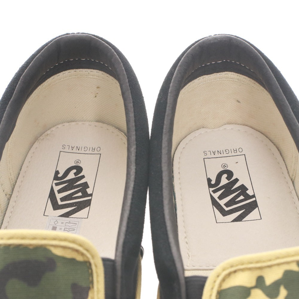 ■ VANS バンズ スリッポン シューズ 靴 Og Classic Slip-O メンズ 29.5cm カモフラ ブラック 箱付き 未使用