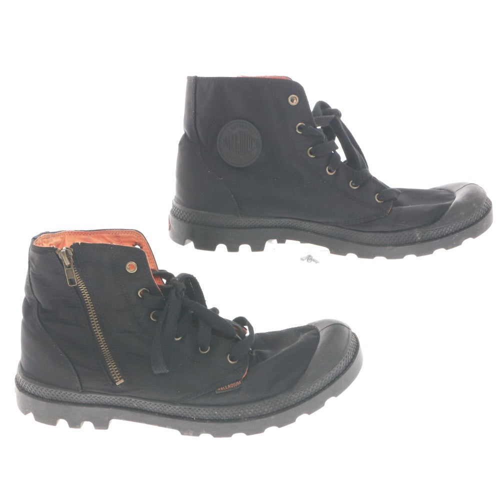 ■ PALLADIUM ×ALPHA パラディウム ×アルファ スニーカー 靴 パンパ ハイジップ MA-1 メンズ UK12 （30.5～31.0相当） ブラック