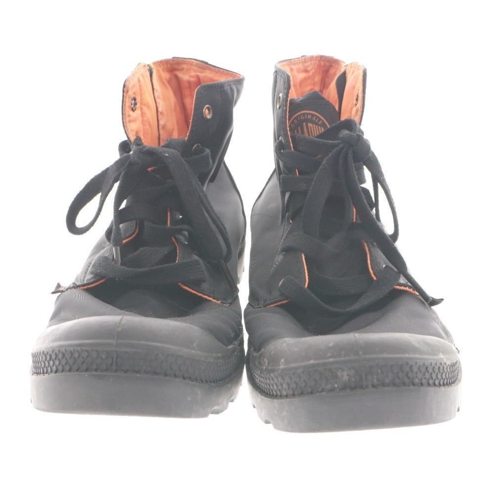 ■ PALLADIUM ×ALPHA パラディウム ×アルファ スニーカー 靴 パンパ ハイジップ MA-1 メンズ UK12 （30.5～31.0相当） ブラック