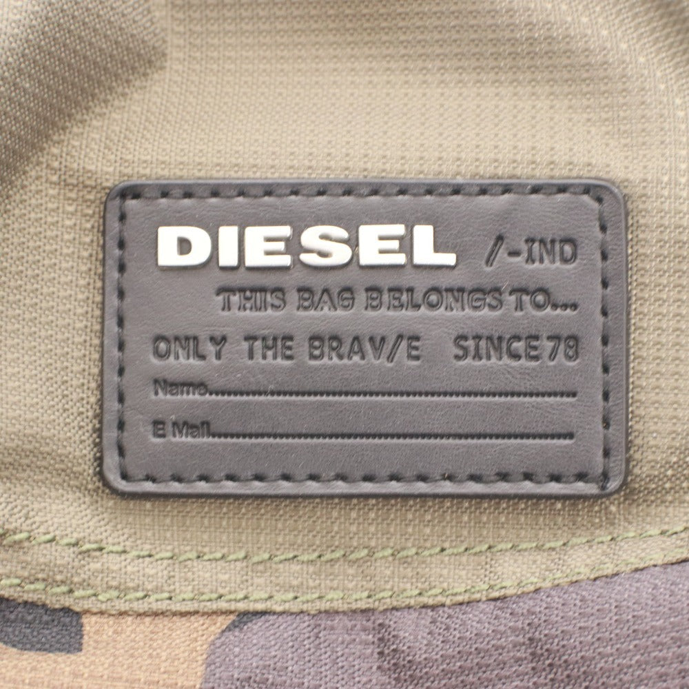 ■ DIESEL ディーゼル バックパック リュック 鞄 NEW RIDE カモフラ 迷彩 メンズ レディース カーキ タグ付き 未使用