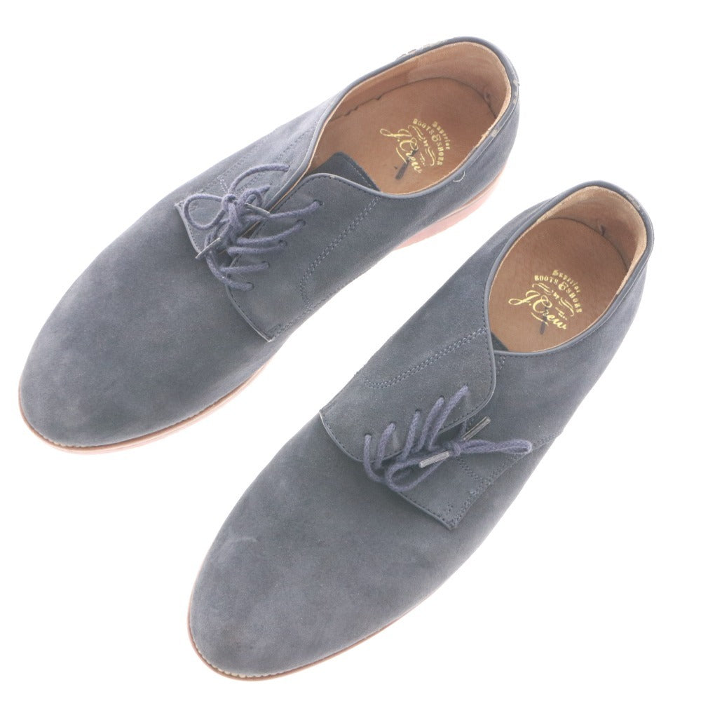 ■ J.crew ジェイクルー ドレスシューズ 靴 プレーントゥ スエード レザー メンズ 11 1/2 （29.5cm相当） ネイビー系