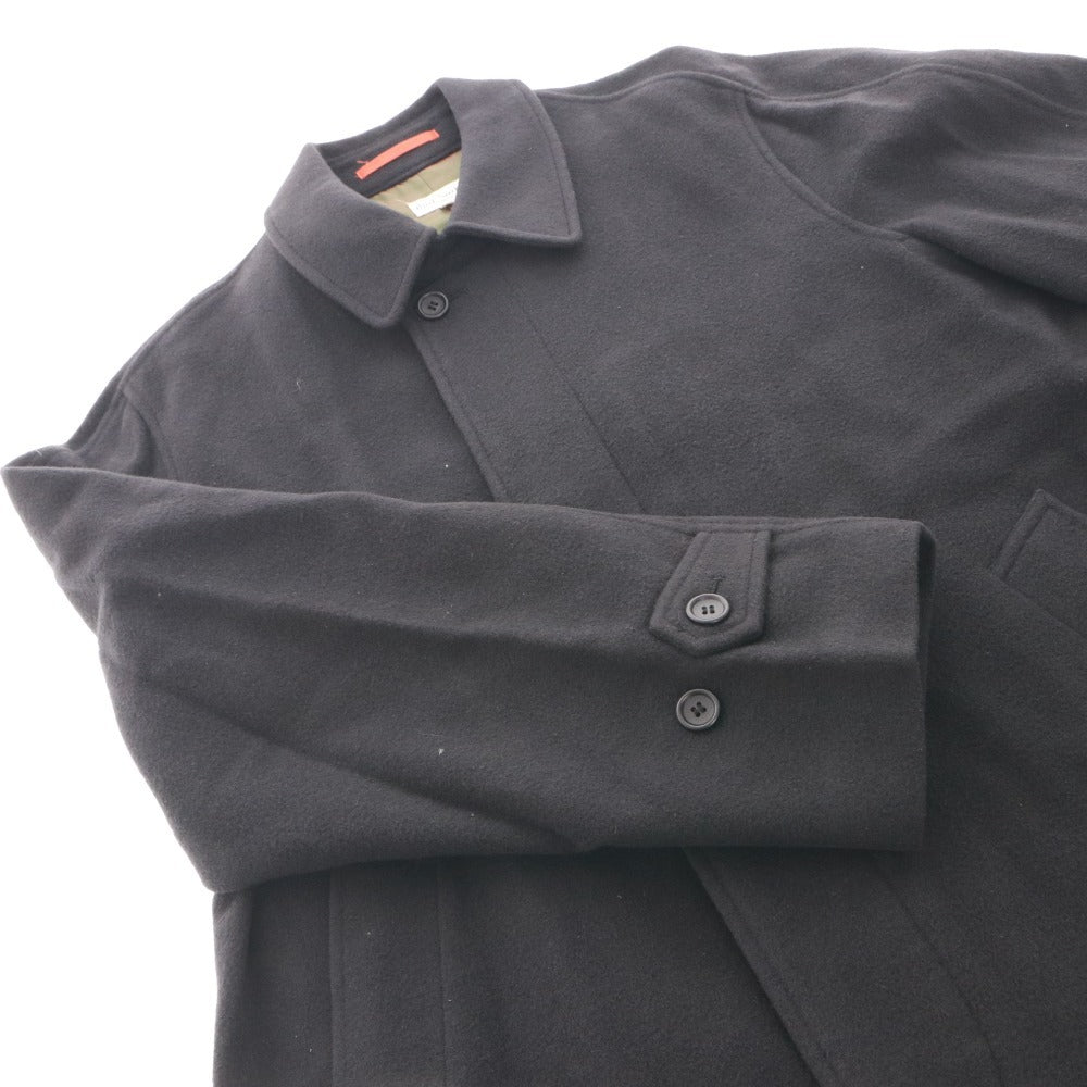 ■ Paul Smith ポールスミス ステンカラーコート 長袖 アウター 比翼ボタン メンズ M ネイビー
