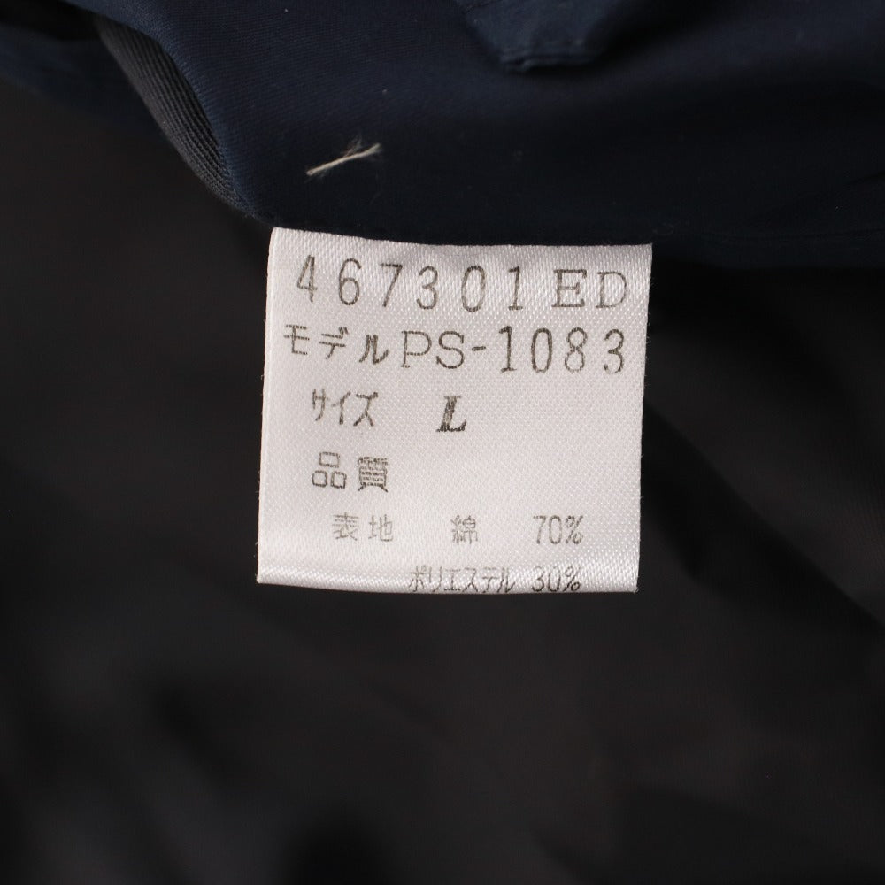 ■ Paul Smith ポールスミス コート ジャケット 長袖 アウター 比翼ボタン メンズ L ネイビー