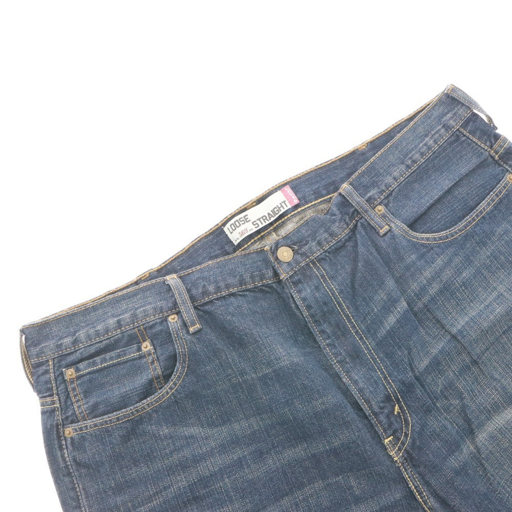 ■ Levi's リーバイス ジーンズ パンツ ボトムス 569 ルーズストレート メンズ W42 L32 インディゴブルー