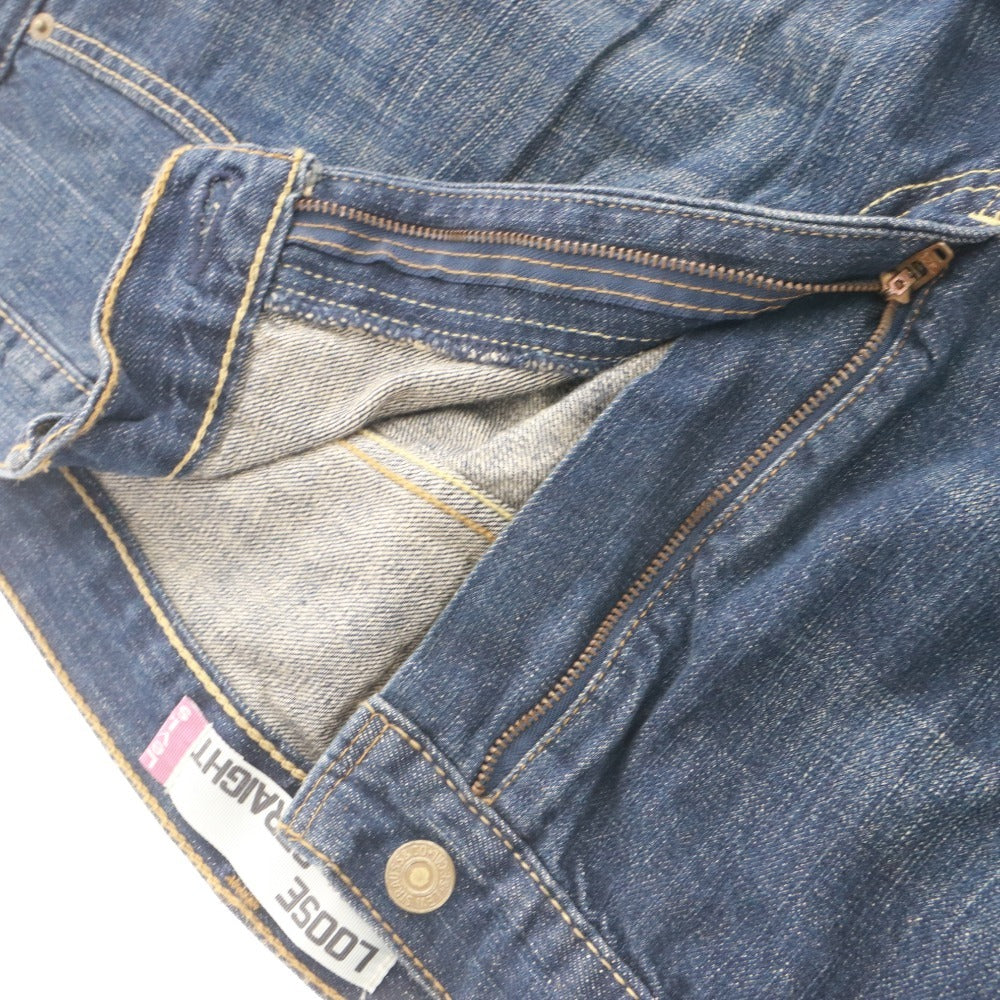 ■ Levi's リーバイス ジーンズ パンツ ボトムス 569 ルーズストレート メンズ W42 L32 インディゴブルー