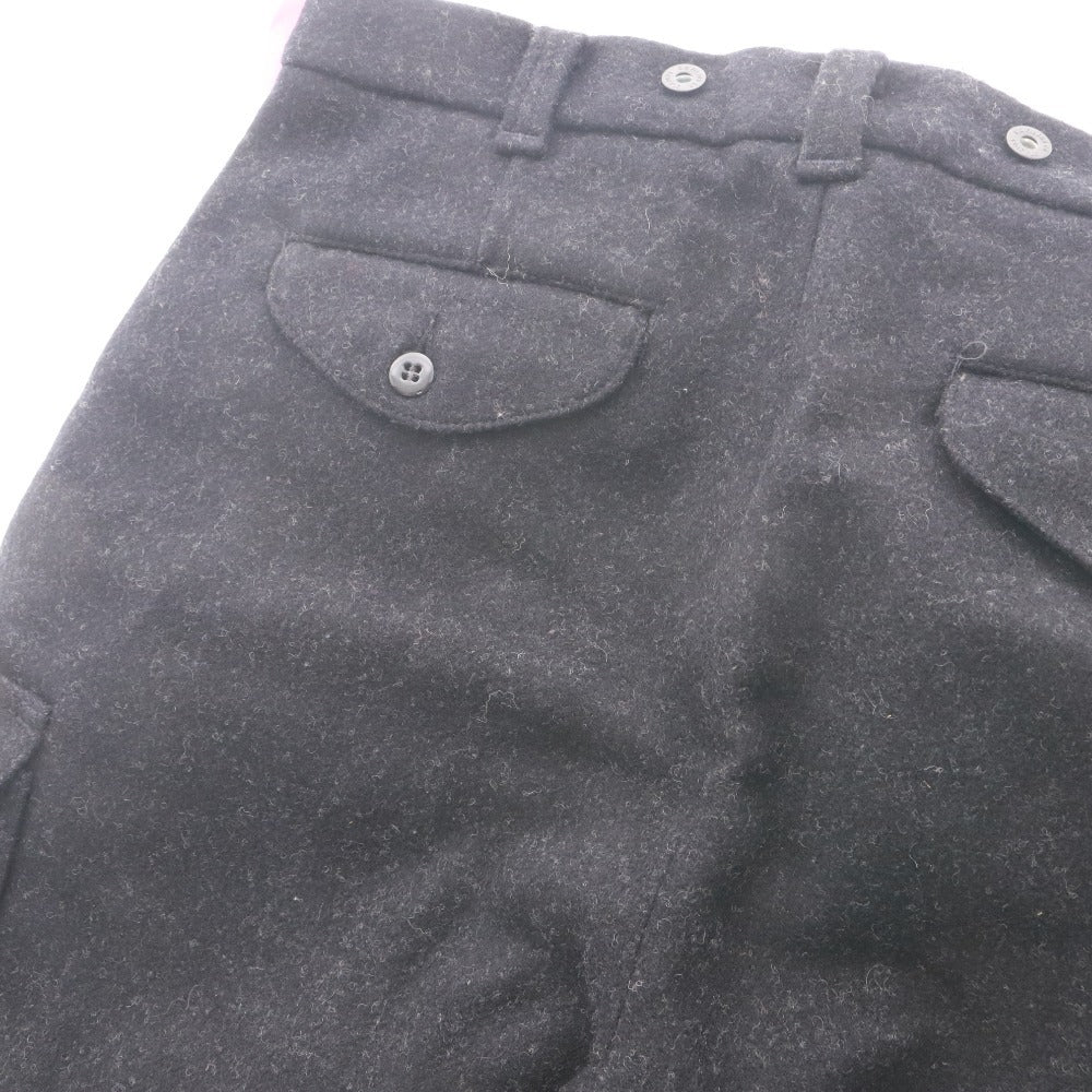 ■ FILSON フィルソン パンツ ボトムス GARMENT ファスナー ポケット バージンウール メンズ 40 ブラック