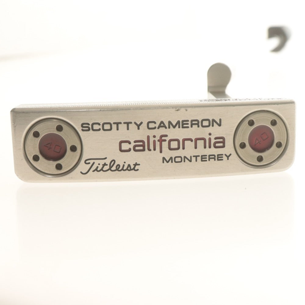 ■ スコッティキャメロン パター california MONTEREY 40g 15g付き スチールシャフト ヘッドカバー/重り取換用付き ゴルフクラブ 訳アリ