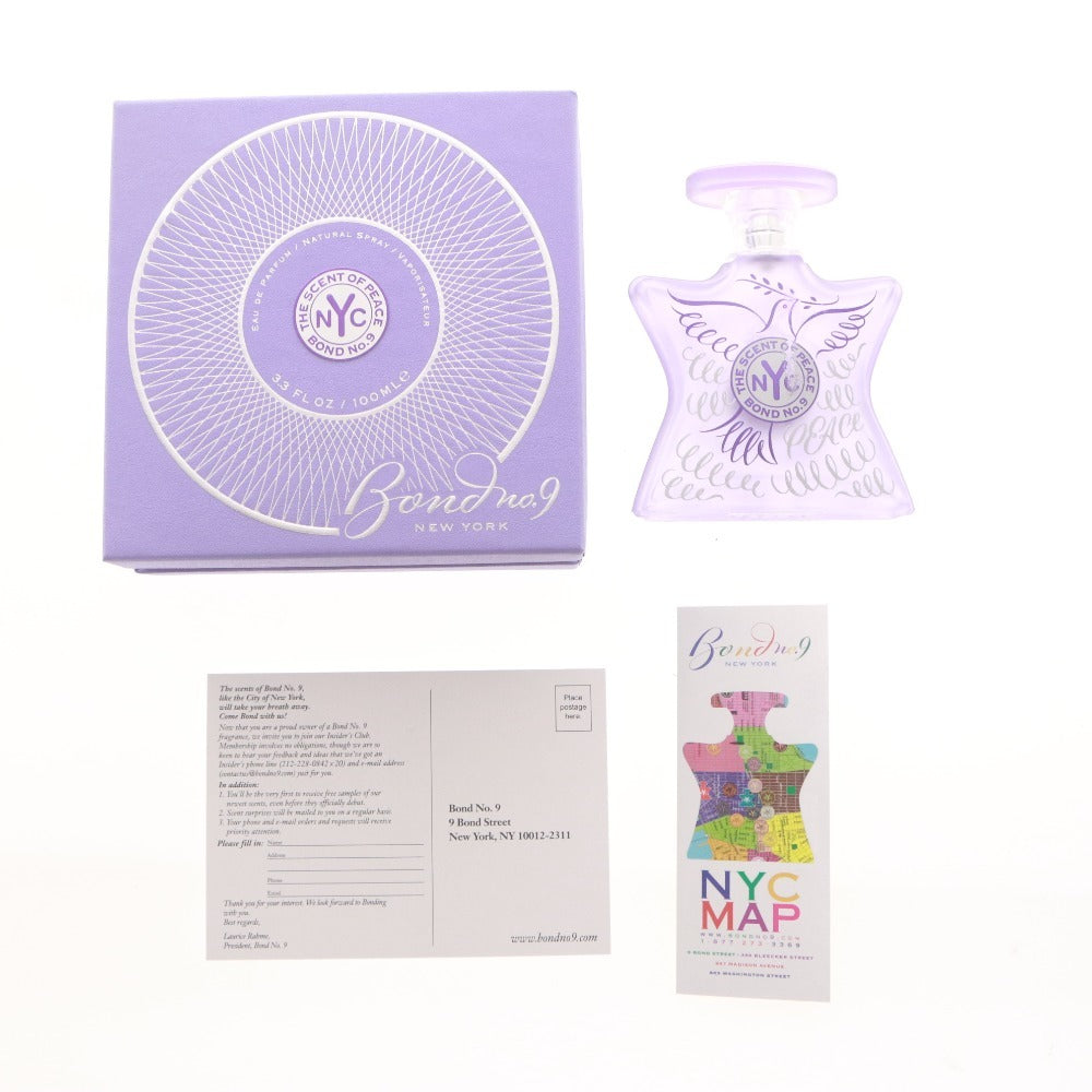 ■ BOND NO.9 ボンドナンバーナイン 香水 セントオブピース オードパルファム メンズ レディース 100ml 付属品付き
