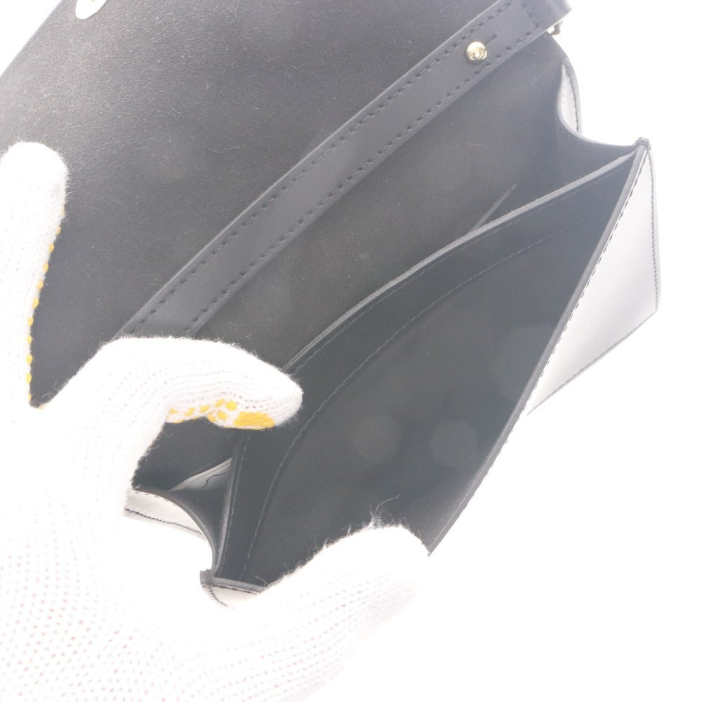 ■ PELLETTERIA VENETA ペレッテリアべネタ ショルダーバッグ ミニバッグ 鞄 レザー レディース ブラック
