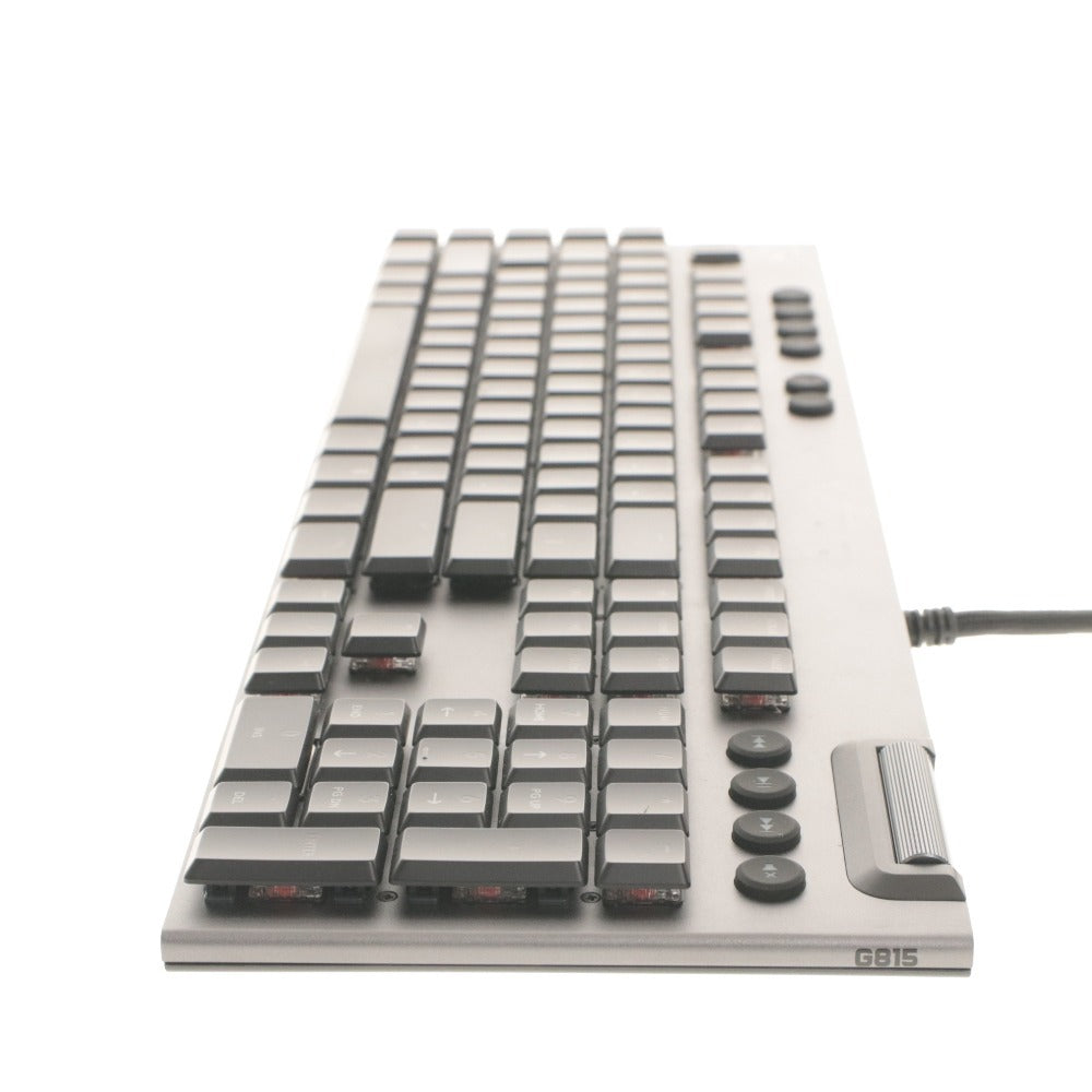 ■ Logicool Keyboard G815 Wired Low-Profile Mechanical Gaming Linear (Equivalent to Red Switch), Power Confirmed